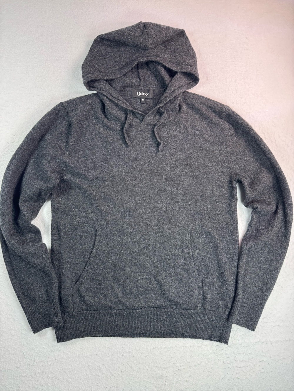 Quince 100% Merino Wool Hoodie Sweater Gray Women’s M